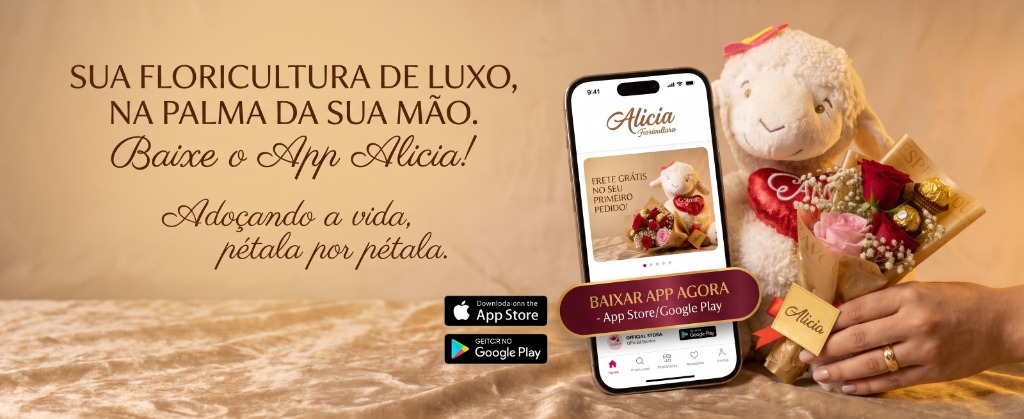 Baixe o App Alicia